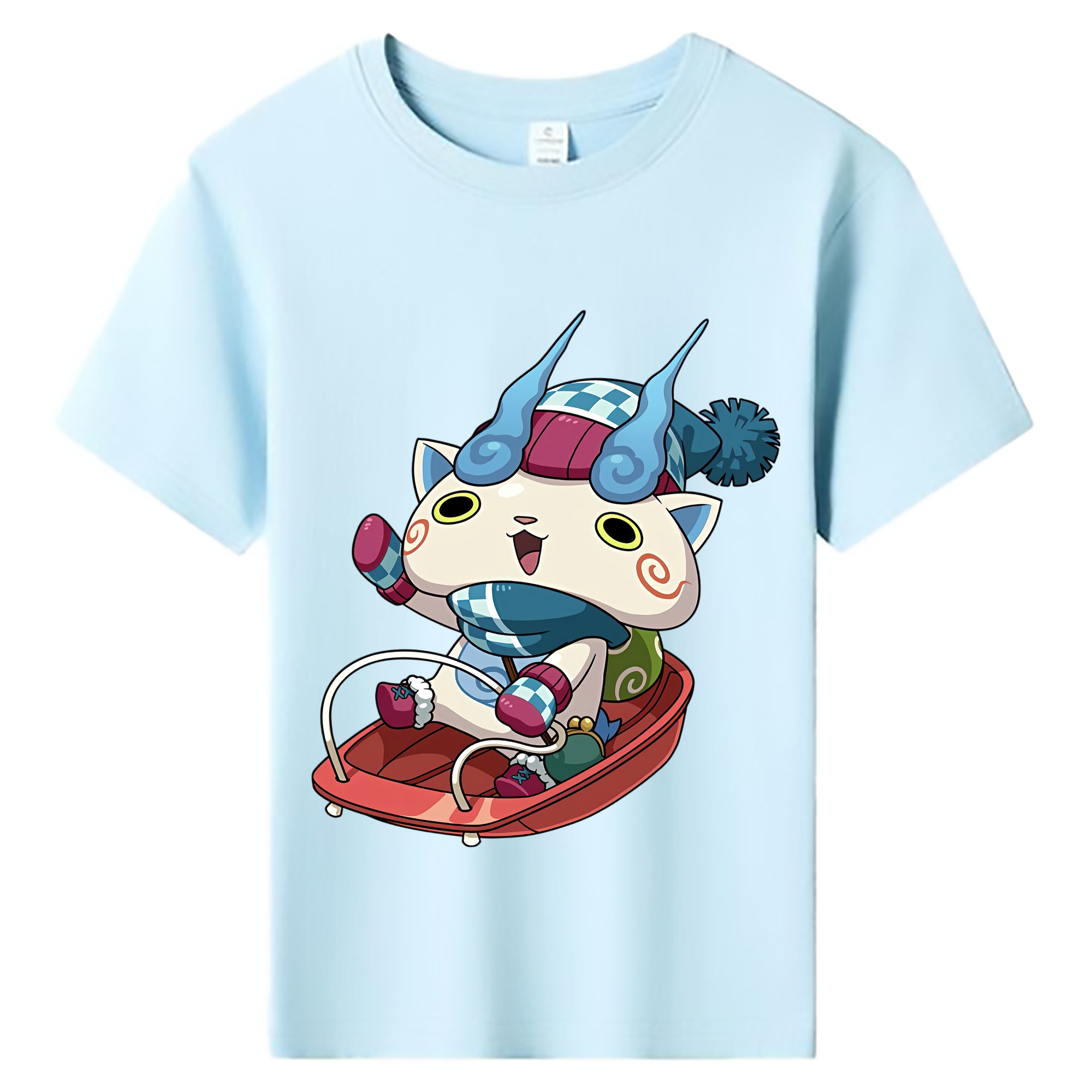 （画像用） 妖怪ウォッチ Yo-kai Watch 綿100％キッズTシャツ（フロントプリント）